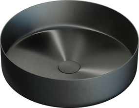 Umývadlo na dosku LJORDAL pr. 40 cm oceľ/čierna