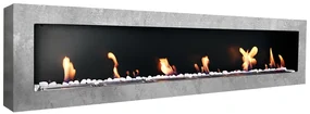 BIOFLAME biokrb Easy XXL Close Imitácia betónu 165x40 cm