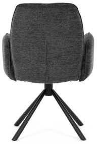 Autronic BONTEC Jedálenská stolička, čierna, látka, DCH-D1330 BK2 Farba: Čierna