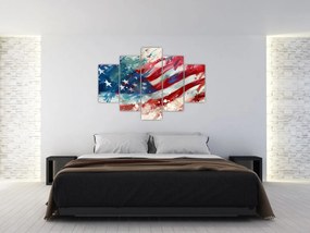 Obraz - Vlajka USA (150x105 cm)