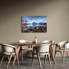 Obraz - Východ slnka nad Reine (90x60 cm)
