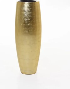 Kvetináč MAGNUM, sklolaminát, výška 80 cm, zlatý lesk