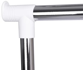 Vešiak RUFO na kolieskach, biely