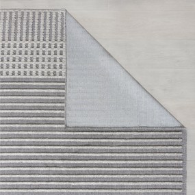 Flair Rugs koberce Kusový koberec Verve Elton Stripe Grey - 80x160 cm