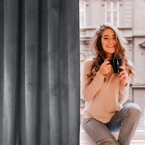 ZATEMŇOVACÍ ZÁVES NA PÁSKE ROSA 140X270 CM GRAFITOVÁ