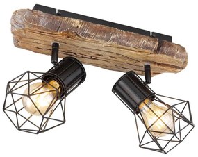 Globo 54017W-2 - Bodové svietidlo PRISKA 2xE27/60W/230V