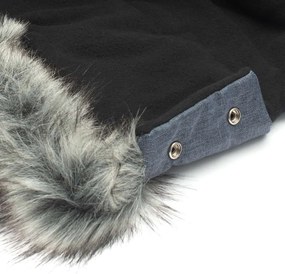 Rukávník na kočiar 2v1 New Baby s kožušinkou blue