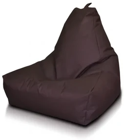 Kreslo Keiko M Polyester – moderné a pohodlné kreslo na čítanie, relax aj hranie Farba: NC15  -  tm. hnedý