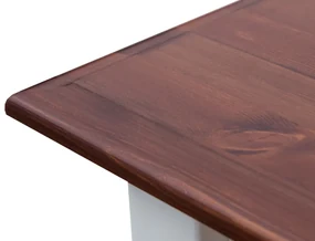 PROXIMA.store - Rustikálny toaletný stolík 0.3 - BELLUNO ELEGANTE FARBA: biela