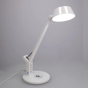 JU Biela stolná LED lampa 8 W
