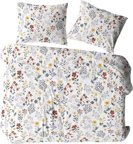 KREPOVÉ OBLIEČKY KORALOVE 140X200 CM, 1KS 70X80 CM KVETY