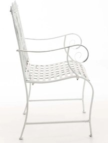 Záhradná lavička Punjab - Biela antik