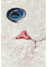 Krémová kúpeľňová predložka 40x60 cm Blue Eyes – Foutastic