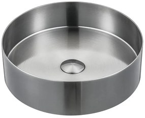 Sapho Sapho, AURUM nerezové umývadlo, priemer 38cm, vrátane výpuste, nerez mat, AU401