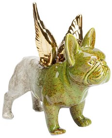 Wings Dog dekorácia zelená