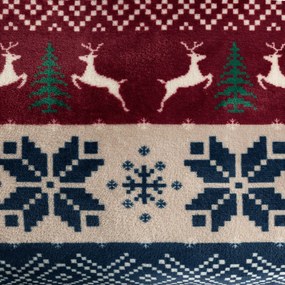 VIANOČNÁ DEKA NORDIC4 150X200 CM VZOROVANÁ