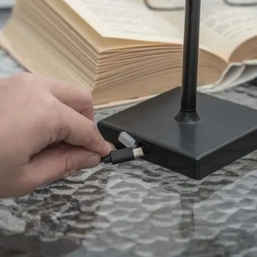 EMOS Z7630B - LED Stmievateľná nabíjacia lampa KATIE LED/4W/10V 1800mAh IP44 čierna