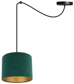 Závesné svietidlo Mediolan Spider, 1x textilné tienidlo (výber z 10 farieb), (výber z 2 farieb konštrukcie), g