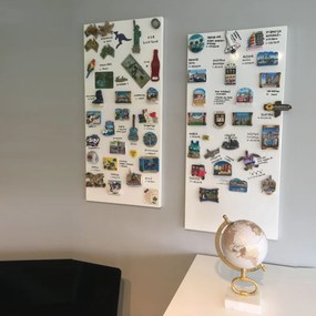 Toptabule.sk  Bezrámová tabuľa na magnetky BIELA 60x60 cm