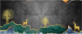 Obraz - Horská scenéria (120x50 cm)