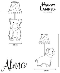Happy Lamps - LED Detská stolná lampa ALMA LED/5,4W/230V lama