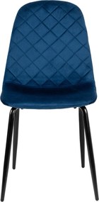 Čalúnená designová stolička ForChair III modrá