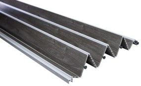 Skladacie dvere 001P grafitový dub matný 80 cm