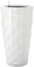 Kvetináč Lechuza Diamante Premium All Inclusive Set biely 40x75 cm