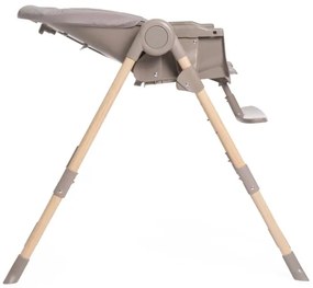 Chicco - Detská jedálenská stolička Polly Essential - šedá/hnedá