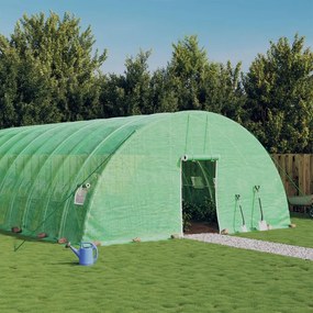 Fóliovník s oceľovým rámom zelený 60 m² 10x6x2,85 m 3188108