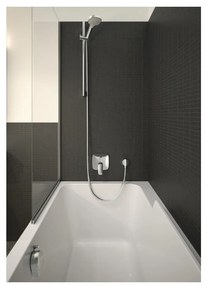 Hansgrohe Croma Select E, sprchová súprava Vario so sprchovou tyčou 65 cm, biela/chrómová, HAN-26582400