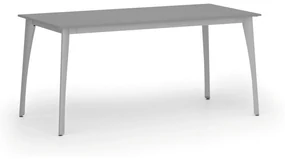 Rokovací stôl PRIMO OMEGA, 1600 x 800 mm, sivá podnož, grafit