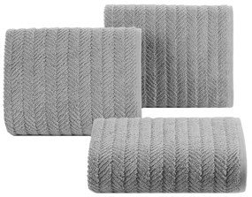 BAVLNENÝ UTERÁK ETNO SADA 6KS 50X90 CM STRIEBORNÁ