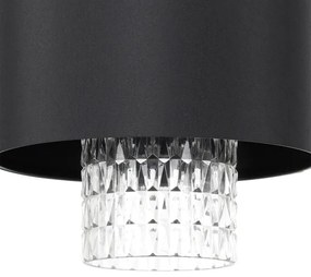 Eglo 39977 - Luster na lanku SAPUARA 1xE27/40W/230V čierna