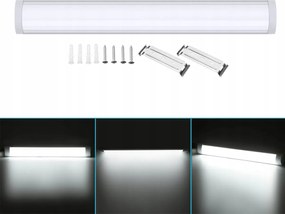 Sada 8 LED svietidiel do garáže a dielne na prisadenú stropnú montáž 36W 120cm