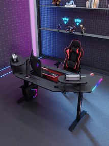 Herný stôl BR03 čierny 160 cm