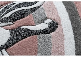 Detský kusový koberec Pony ružový kruh 160cm