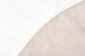 Koberec RABBIT FUR biely kruh