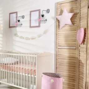 Detské nástenné svietidlo KAGO 1xE27/60W/230V šedá