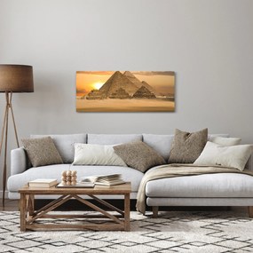 Obraz - Pyramídy (120x50 cm)