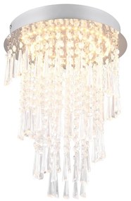 LED stropné svietidlo v striebornej farbe ø 30 cm Pomp – Trio