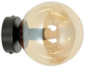 Nástenné svietidlo ROSSI 1xE14/10W/230V čierna/béžová