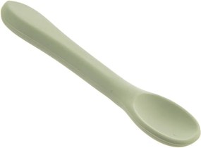 Šalviová zelená detská lyžička zo silikónu – Orion