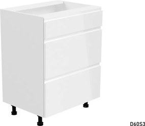 Expedo Kuchynská zostava YARD 280, biela/sivá lesk