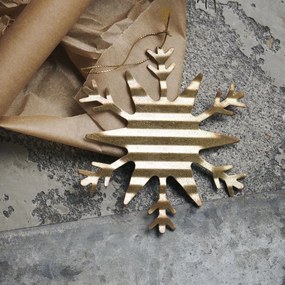 House Doctor Vianočná ozdoba Gold Crystal