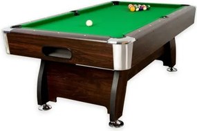 GamesPlanet® 1349 Biliardový stôl pool biliard 8 ft - s vybavením
