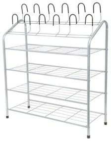 Štvorposchodový stojan na topánky s nadstavcom Compactor