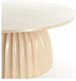 Kovový okrúhly odkladací stolík ø 70 cm Veglia – Light &amp; Living