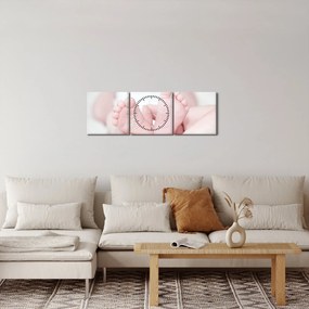 Obraz detských nožičiek (s hodinami) (90x30 cm)