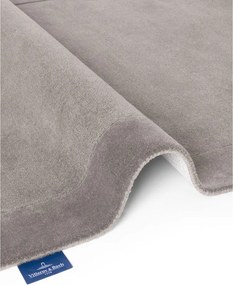 Sivý ručne tkaný koberec s prímesou vlny 80x150 cm Kari – Villeroy&amp;Boch